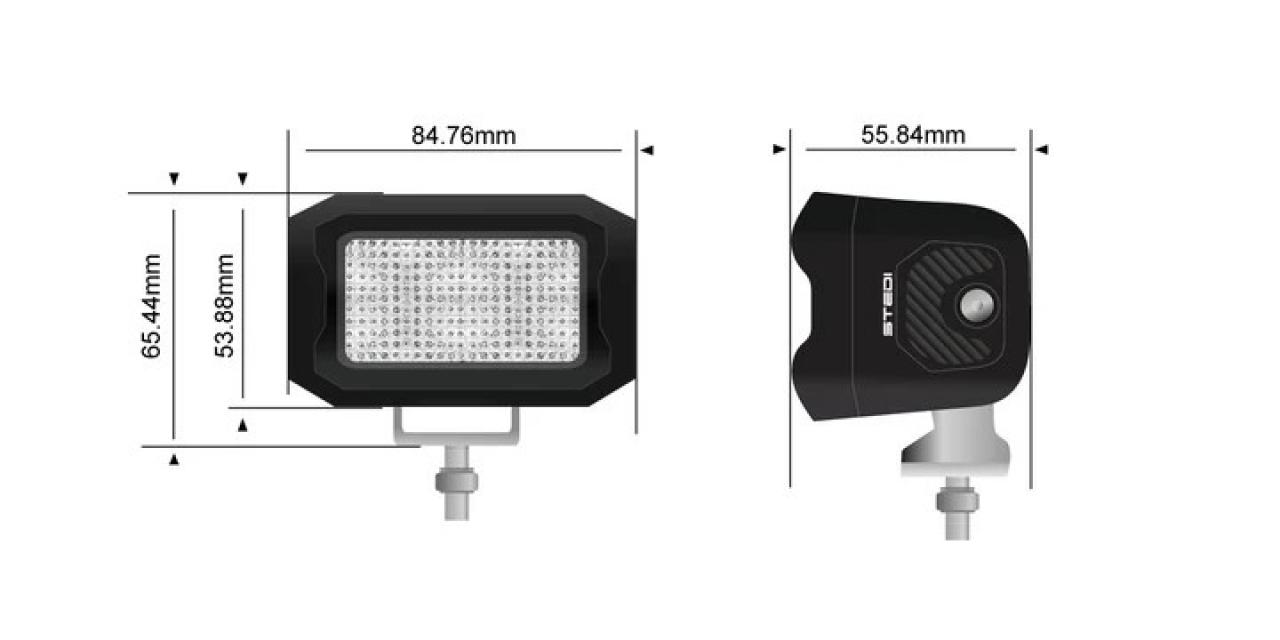 STEDI G2 Black FLOOD Work LED